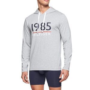 Tommy Hilfiger Sleepwear Men’s Lightweight Logo Pullover Hoodie Shirt Size Small